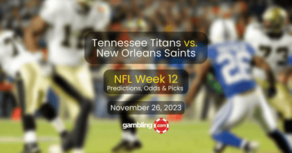 Saints vs. Falcons Prediction, Odds &amp; NFL Week 12 Player Props