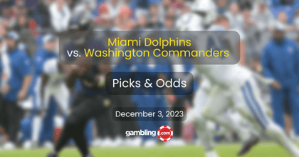 Dolphins vs. Commanders Prediction, Odds &amp; NFL Week 13 Player Props