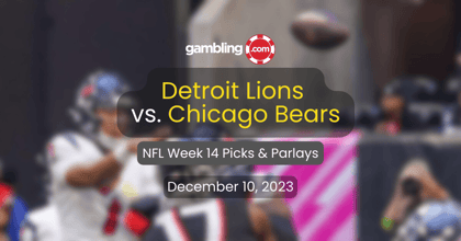 Lions vs. Bears Prediction, Odds &amp; NFL Week 14 Player Props