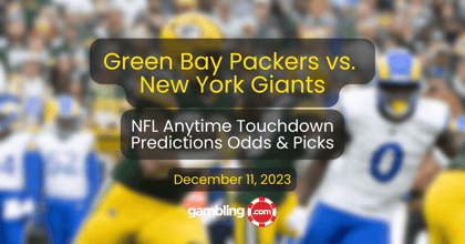 MNF Packers vs. Giants Anytime TD Scorer Picks &amp; NFL Best Bets