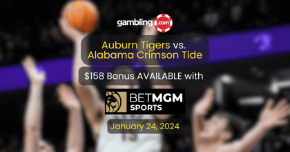 BetMGM Bonus Code Gets $158 in Bonus Bets for Auburn vs. Alabama CBB Picks