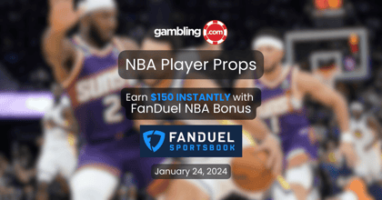 FanDuel Promo Code Unlocks $150 in Bonus Bets for NBA Player Props 01/24