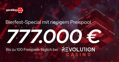 Revolution Casino startet „Oktoberfest“-Aktion mit 777.000 € Preispool
