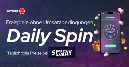 SpinAway Daily Spin: Täglich Freispiele ohne Umsatzbedingungen sichern
