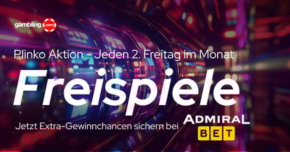 AdmiralBet Plinko Aktion: Freispiele jeden Monat sichern