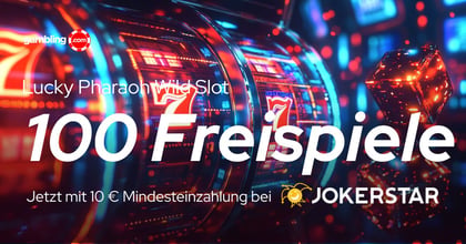Jokerstar: 100 Freispiele für Lucky Pharaoh Wild sichern