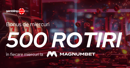Până la 500 Rotiri Gratuite în Fiecare Miercuri la Magnumbet