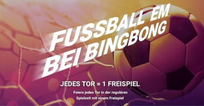 BingBong &amp; JackpotPiraten EM Promo: für jedes Tor ein Gratis Freispiel