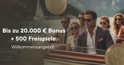 Lucky Ones Willkommensbonus Promo: bis 20.000 € und 500 Freispiele