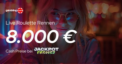 Jackpot Frenzy Roulette Rennen Promo: 8.000 € Preispool