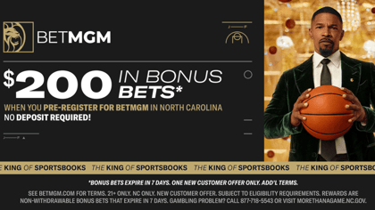 BetMGM North Carolina Promo Code: $200 in Bonus Bets Upon Launch