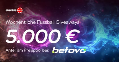 Betovo Sportwetten-Bonus 100 % bis zu 250 € im Januar 2025