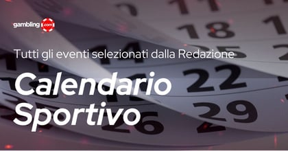 Calendario sportivo 2026: tutti gli appuntamenti da non perdere