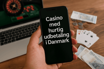 Casino med hurtig udbetaling i Danmark