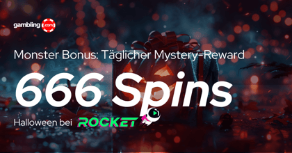 Rocket Casino Promo: Halloween Bonus bis 666 Freispiele