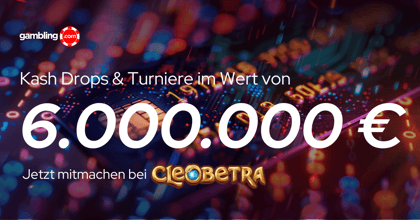 Cleobetra Casino – 6 Mio. € Turniere & 1.000 € Bonus