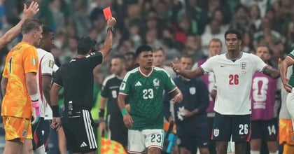 England Booked Every 6.8 Fouls - Worst Of Any World Cup Quarter-Finalists