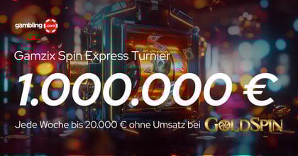 Gamzix Spin Express 2026: Das Jahresturnier bei GoldSpin