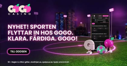 GoGoSport lanseras – GoGo Casino uppgraderar till kraftfullare sportbetting