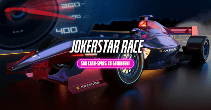 Tritt bei den Jokerstar Races an und gewinne exklusive Preise jede Woche