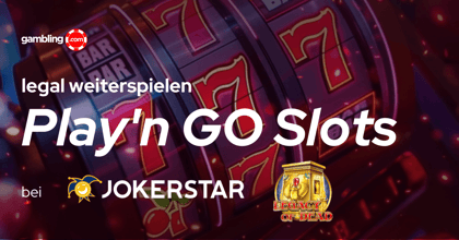 Play'n GO exklusiv bei Jokerstar: Top-Slots jetzt legal spielen