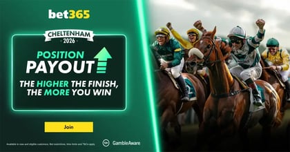 Bet365 Launches Position Payout Ahead Of Cheltenham Festival