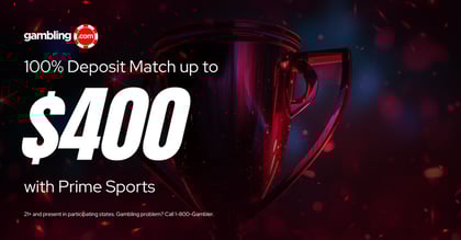 Prime Sportsbook Promo: 100% Deposit Match Bonus up to $400 (Apr. 15)