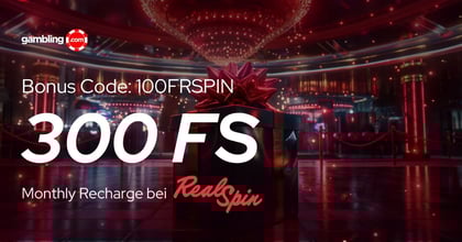 RealSpin Monthly Recharge – Bis zu 300 Freispiele im Monat
