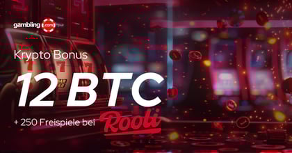 Rooli Casino Promo: 12 BTC & 250 Freispiele