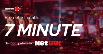 7 minute cu câștiguri cash la NetBet - rotiri gratuite nelimitate pentru jucătorii existenți