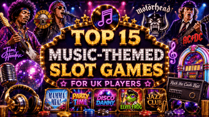 Top 15 Music-Themed Slot Games for UK Players