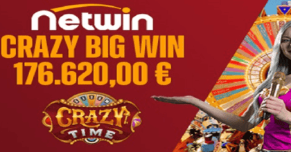 Trionfo al Crazy Time su Netwin