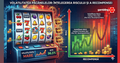 Volatilitate sloturi - ce este volatilitatea la pacanele