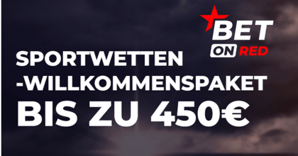 BetonRed Sport Promo: Bis zu 450 € Willkommensbonus