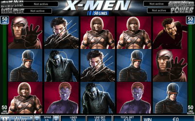 X-Men 50 Line Online Slot