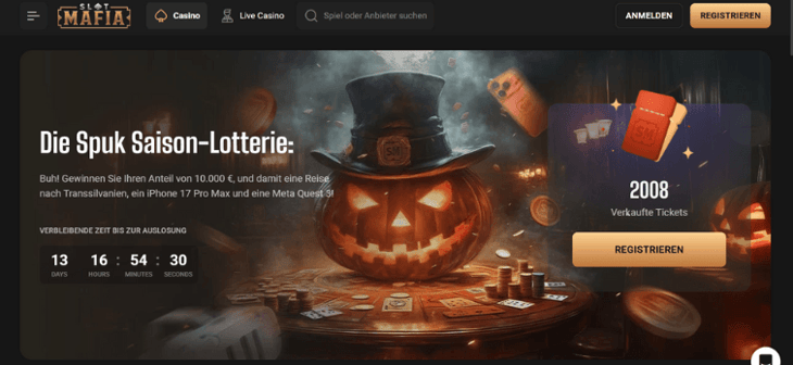 Slot Mafia Spuk Saison - 10.000 € Preispool