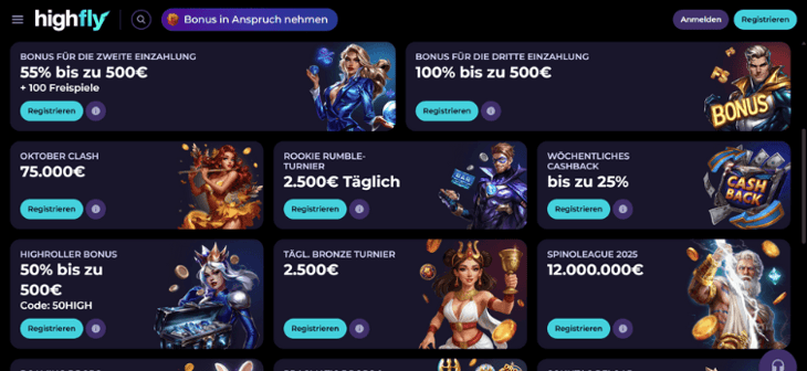 Highflybet - Oktober Clash - 75.000 € Preispool