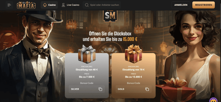 Slot Mafia Lucky Box - 15.000 € Preispool