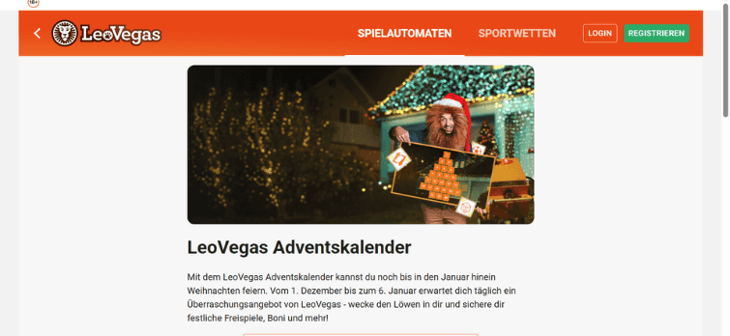 LeoVegas - Adventskalender