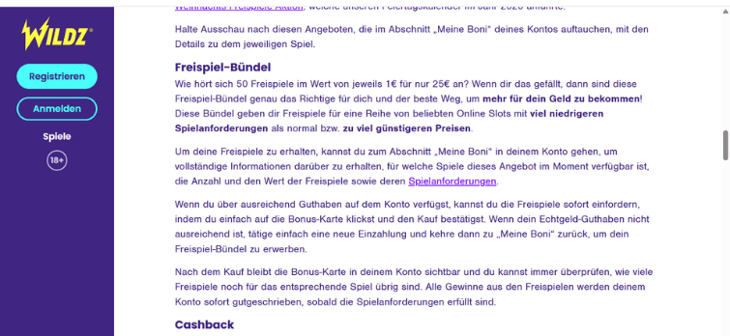 Wildz - Freispiel-Bündel