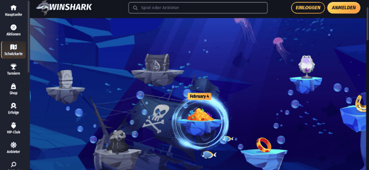 Winshark - Bonus Schatzkarte