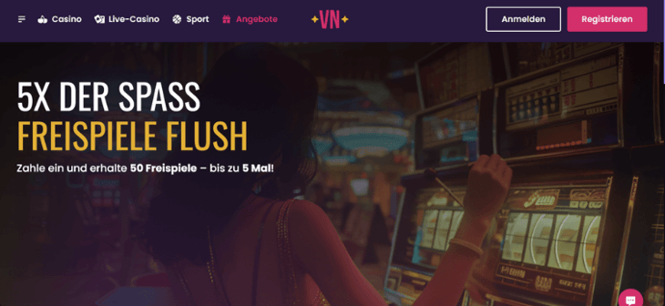 Vegas Now - Mittwochs Freispiele