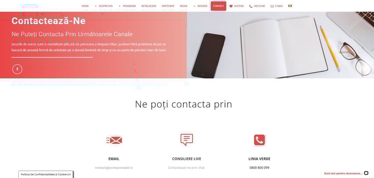 contact joc responsabil