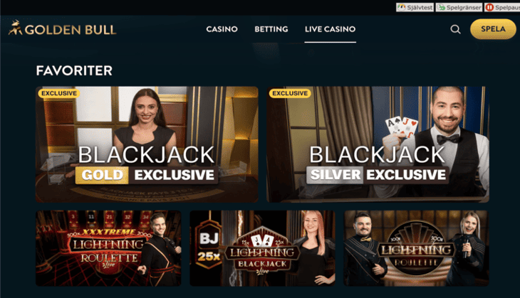 Golden bull nytt online casino