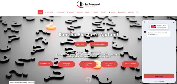 joc reponsabil pacanele