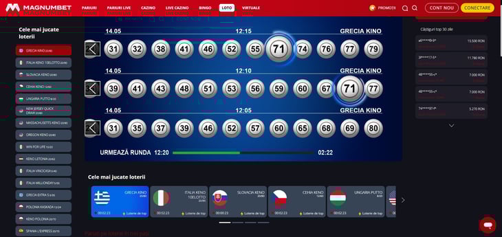 loto online magnumbet