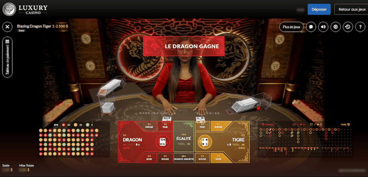 Luxury Casino jeu favori