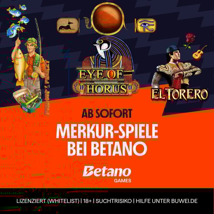 Merkur-Spiele bei Betano