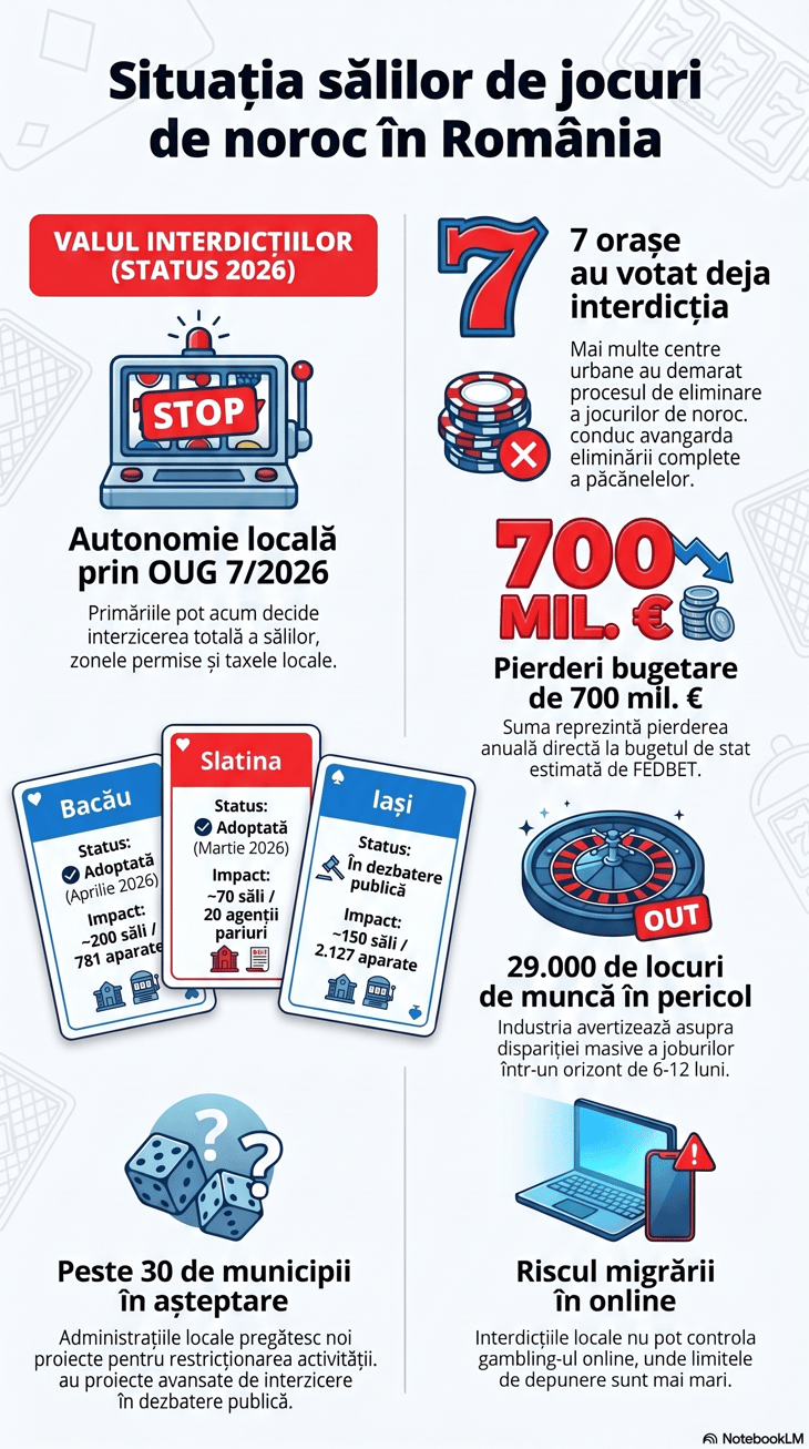 situatia salilor de jocuri de noroc