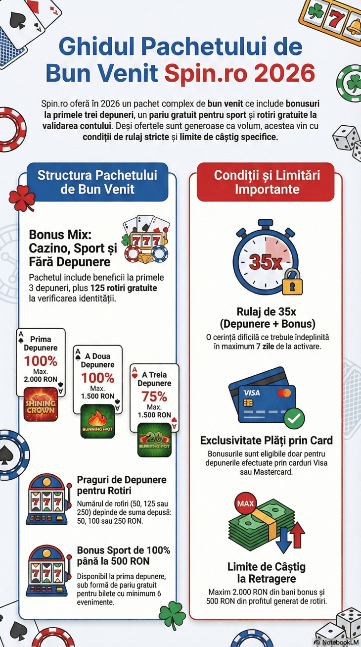 cazino spin ro bonus de bun venit 2026